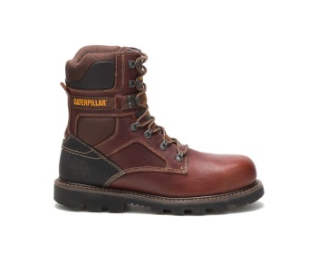 Caterpillar Work Boots South Africa Indiana 2.0 Steel Toe Brown - Cat Boots For Men - WV7981205